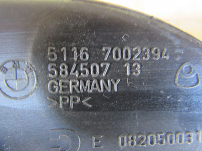 BMW AC Heater Ducting, Right 51167002394 E65 E66 745i 745Li 750i 750Li 760i 760Li3